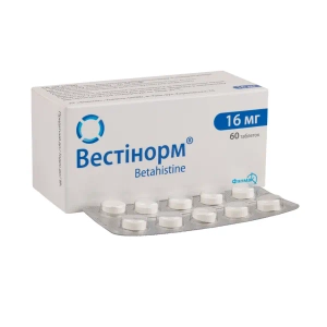 Вестинорм таблетки 16 мг блистер №60
