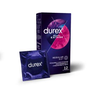 Презервативы Durex Dual Extase №12