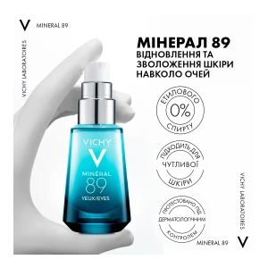Гель Vichy Mineral 89 зволожуючий для шкіри навколо очей 15 мл