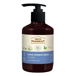 Мило інтимне Green Pharmacy Ромашка для чутливої шкіри 370 мл