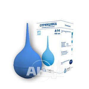 Спринцовка пластизольная поливинилхлоридная Альпина Пласт размер А-14, 490 мл