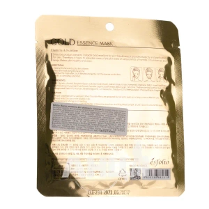 Маска тканевая для лица Esfolio с золотом 25 мл