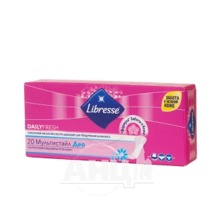 Прокладки щоденні Libresse daily fresh multistyle deo №20