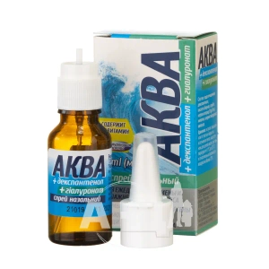 Аква + Декспантенол и гиалуронат спрей 15 мл