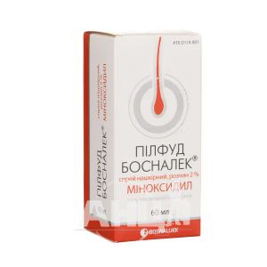 Пилфуд Босналек спрей накожный раствор 2 % флакон с распылителем 60 мл