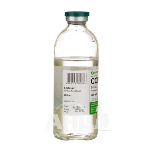Сорбилакт раствор для инфузий бутылка стеклянная 200 мл