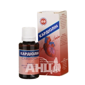 Кардіолін краплі для перорального застосування флакон 30 мл