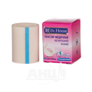 Пластырь медицинский Dr. House на нетканной основе 5 см х 500 см