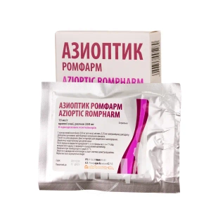 Азіоптік краплі очні 15 мг/г 250 мг №6