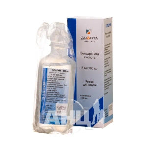 Золеум раствор для инфузий 5 мг флакон 100 мл