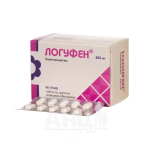 Логуфен таблетки покрытые пленочной оболочкой 250 мг блистер №60