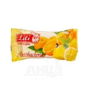 Салфетки влажные Lili цитрус №15