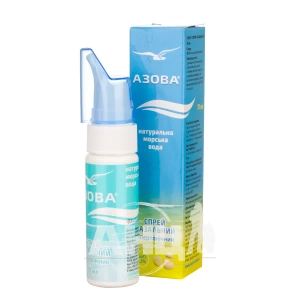 Вода морська очищена для косметичних та гігієнічних цілей Азова спрей 70 мл