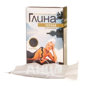 Глина чорна камчатська вулканічна підтягуюча 100 г