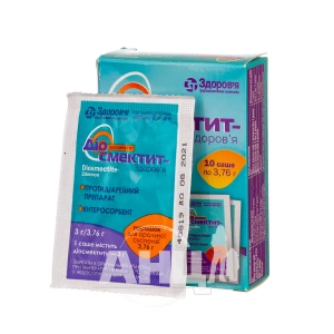 Діосмектит-Здоров'я порошок для оральної суспензії 3 г саше 3,76 г №10