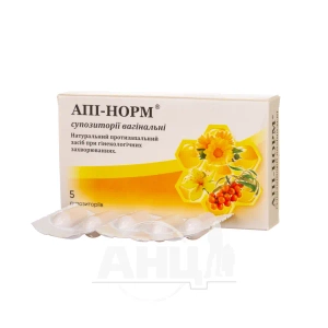 Апи-норм суппозитории вагинальные №5