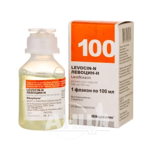 Левоцин-Н розчин для інфузій 500 мг/100 мл флакон 100 мл №1