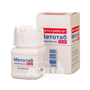 Метотаб таблетки 7,5 мг №30
