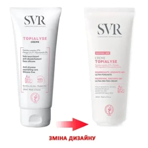 Крем SVR Topialyse для обличчя і тіла від атопічного дерматиту 200 мл