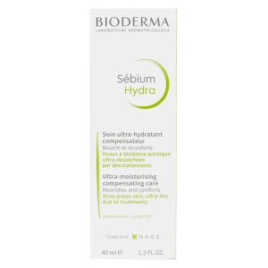 Ультразволожуючий і заспокійливий крем для обличчя Bioderma Sebium Hydra 40 мл