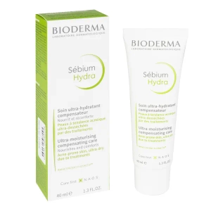Ультразволожуючий і заспокійливий крем для обличчя Bioderma Sebium Hydra 40 мл