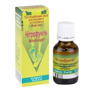 Нитрофунгин раствор для наружного применения 10 мг/мл флакон 25 мл №1