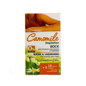 Воск Camomile Depilation для депиляции бикини 12 шт
