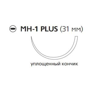 Викрил плюс с покрытием антибактериальный/полиглактин 910 2/0 фиолет 70 см игла 31 мм колющая 1/2 №1