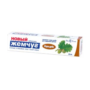Зубная паста Новый Жемчуг кора дуба 50 мл