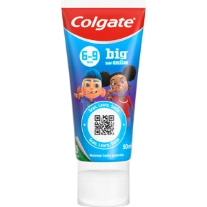 Детская зубная паста Colgate для детей 6-9 лет со вкусом  нежной мяты 50 мл