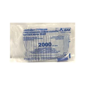 Сечоприймач зі зливом Igar 2000 мл