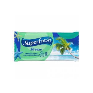 Влажные салфетки Superfresh breeze №15