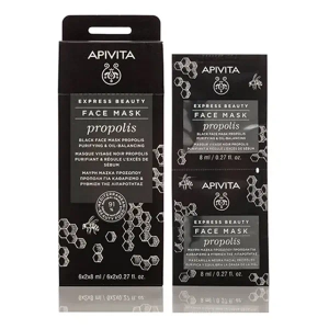 Маска Apivita Express Beauty для молодої жирної шкіри з прополісом 2х8 мл
