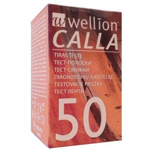 Тест-полоски для глюкометра Wellion CALLA №50