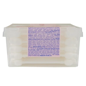 Ватные палочки Smile baby банка квадратная №60