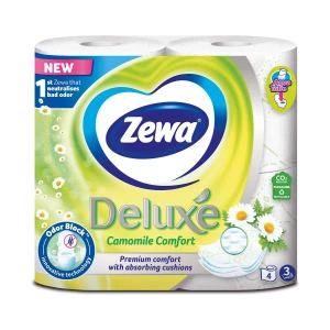 Туалетная бумага Zewa deluxe ромашка №4