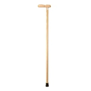 Палиця інвалідна дерев'яна з фігурною ручкою