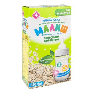Смесь молочная Малыш с овсяной мукой 350 г