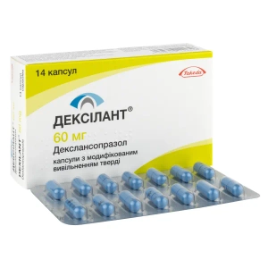 Дексилант капсулы твердые с модифицированным высвобождением 60 мг №14
