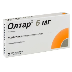 Олтар 6 мг таблетки 6 мг блістер №30