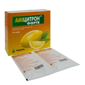 Аміцитрон Форте порошок для орального розчину саше 23 г №10