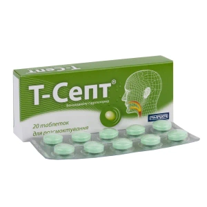 Т-септ таблетки для рассасывания 3 мг №20