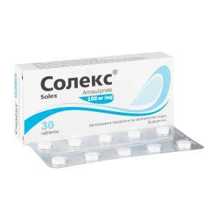 Солекс таблетки 100 мг блістер №30
