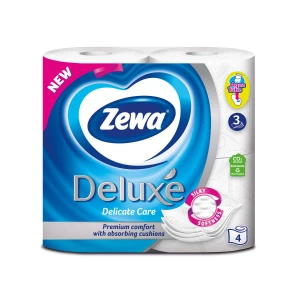 Туалетная бумага Zewa deluxe белая №4
