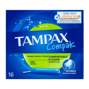 Тампоны гигиенические Tampax compak super №16