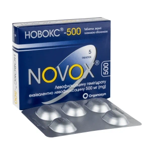 Новокс-500 таблетки покрытые пленочной оболочкой 500 мг блистер №5