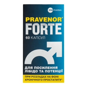Правенор форте капсули №60