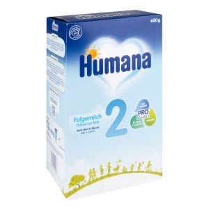 Суха молочна суміш Humana 2 з пребіотиками 600 г