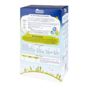 Сухая молочная смесь Humana 2 с пребиотиком 600 г