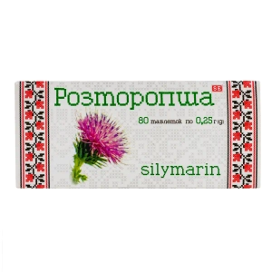 Расторопша таблетки 0,25 г №80